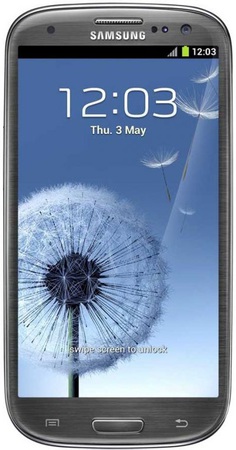 Смартфон Samsung Galaxy S3 GT-I9300 16Gb Titanium grey - Зеленодольск